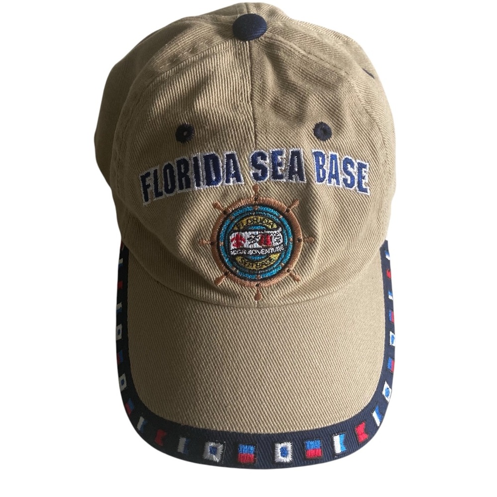 FLORIDA SEA BASE Florida Keys Boy Scout Adjustable BaseBall Cap Hat